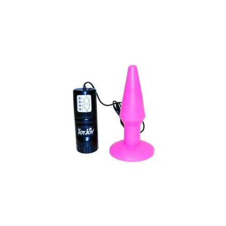 Brutal Pink Vibrating Plug Medium