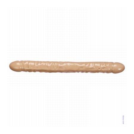 Dildo : Veined Natural Double Dong